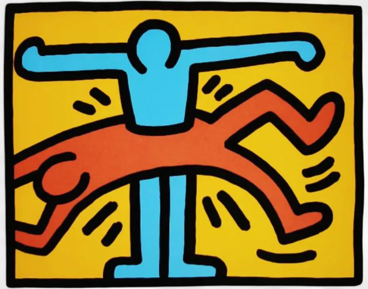Keith Haring, litografia in edizione limitata, anni '90 5