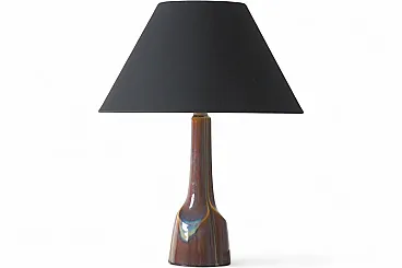Ceramic table lamp attributed to Einar Johansen for Søholm, 1960s
