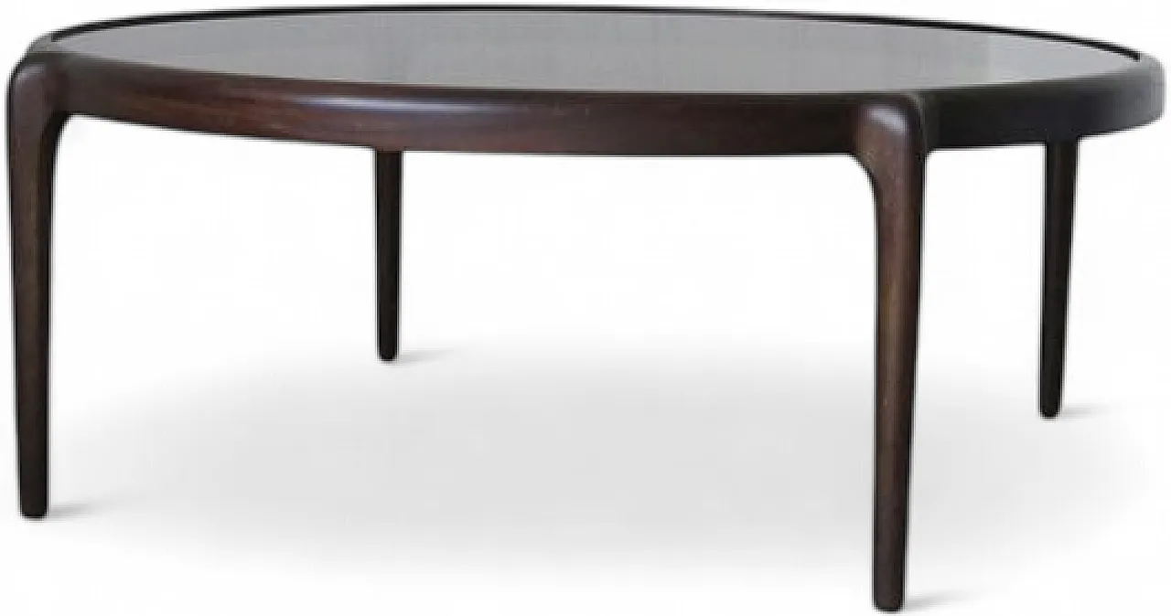 Mid-Century coffee table in mahogany, 1970s 10