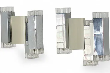 Pair of lamps by Gaetano Sciolari for Sciolari Illuminazione, 1970s
