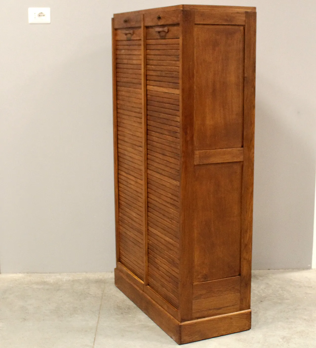 Oak filing cabinet, shutter, filing cabinet, early 20th century 4