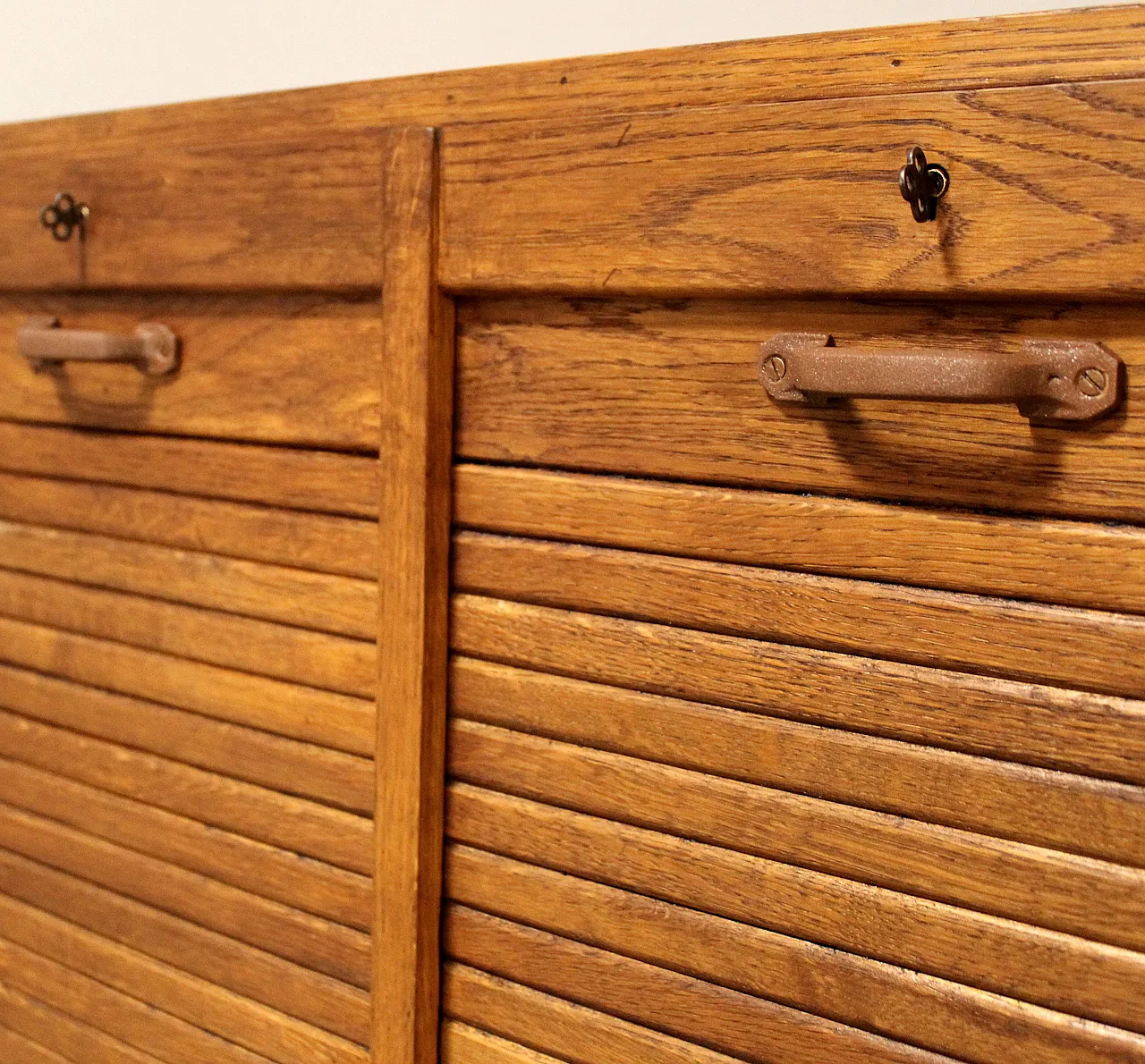 Oak filing cabinet, shutter, filing cabinet, early 20th century 9
