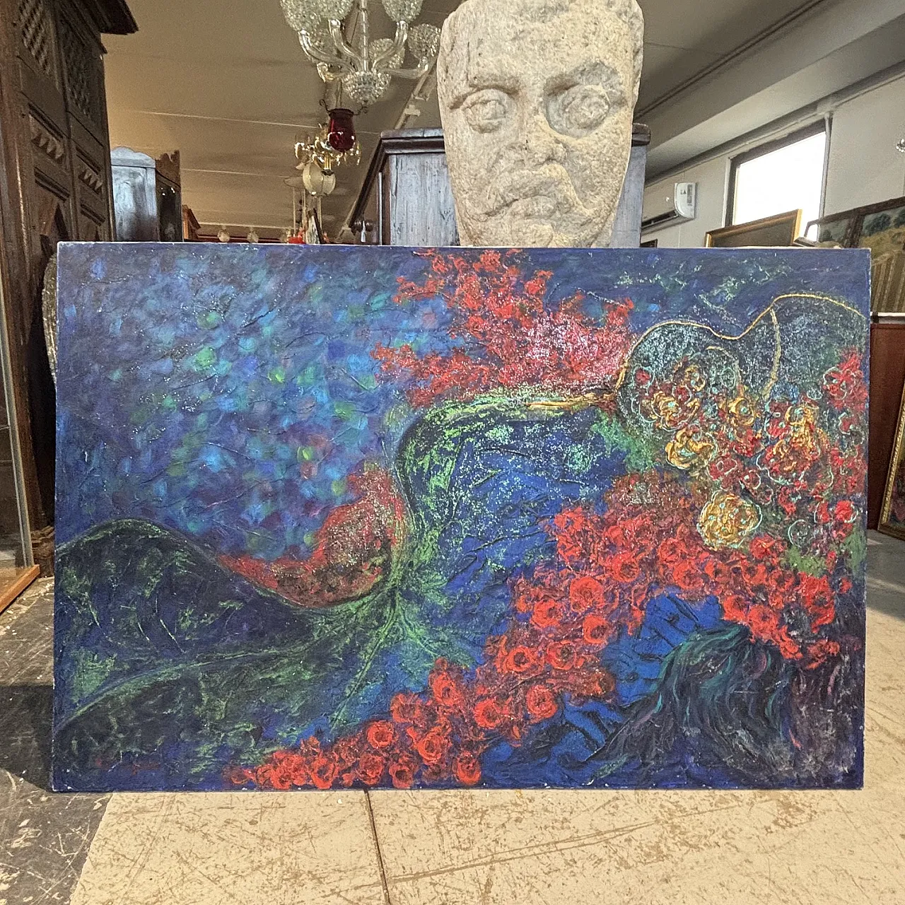 Oil on canvas “Mother Nature” by Gianfranco Zaccagnino, 2020 1