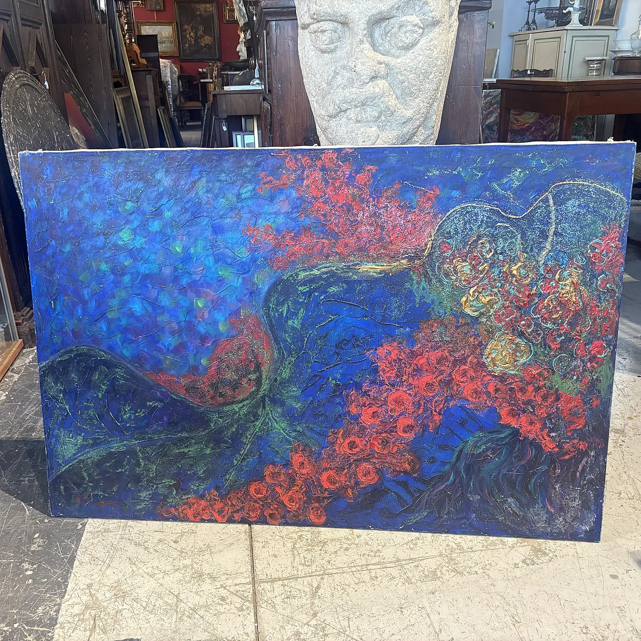 Oil on canvas “Mother Nature” by Gianfranco Zaccagnino, 2020 2