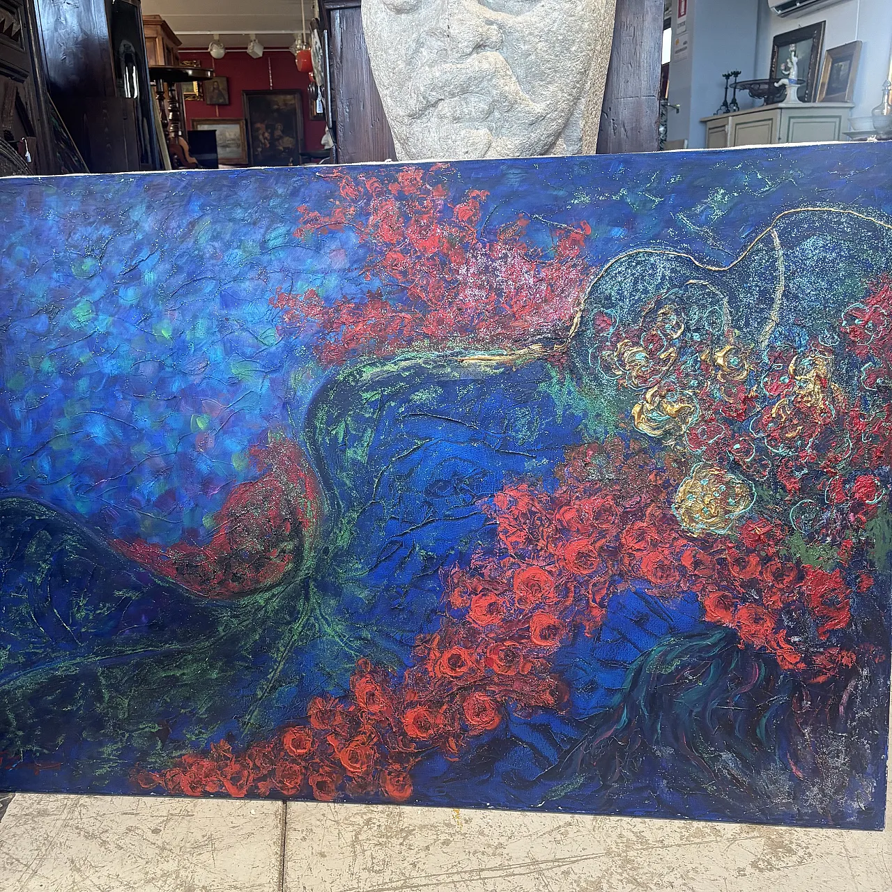 Oil on canvas “Mother Nature” by Gianfranco Zaccagnino, 2020 3