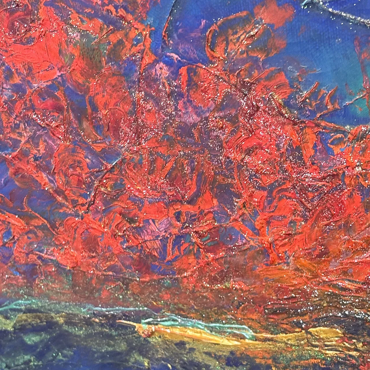 Oil on canvas “Mother Nature” by Gianfranco Zaccagnino, 2020 9