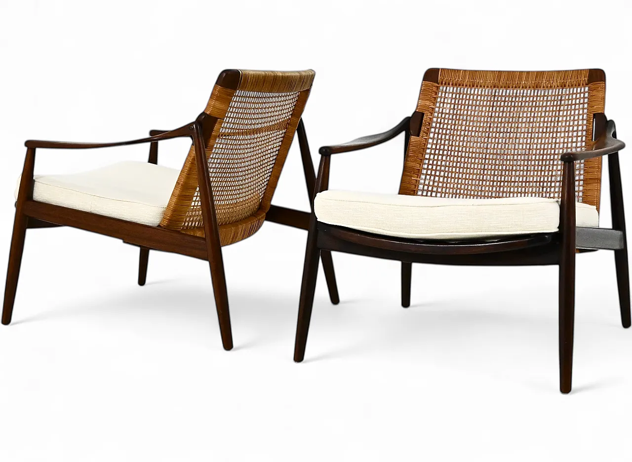 Armchairs "Model 400" by Hartmut Lohmeyer for Wilkhahn, 1950s, set of 13