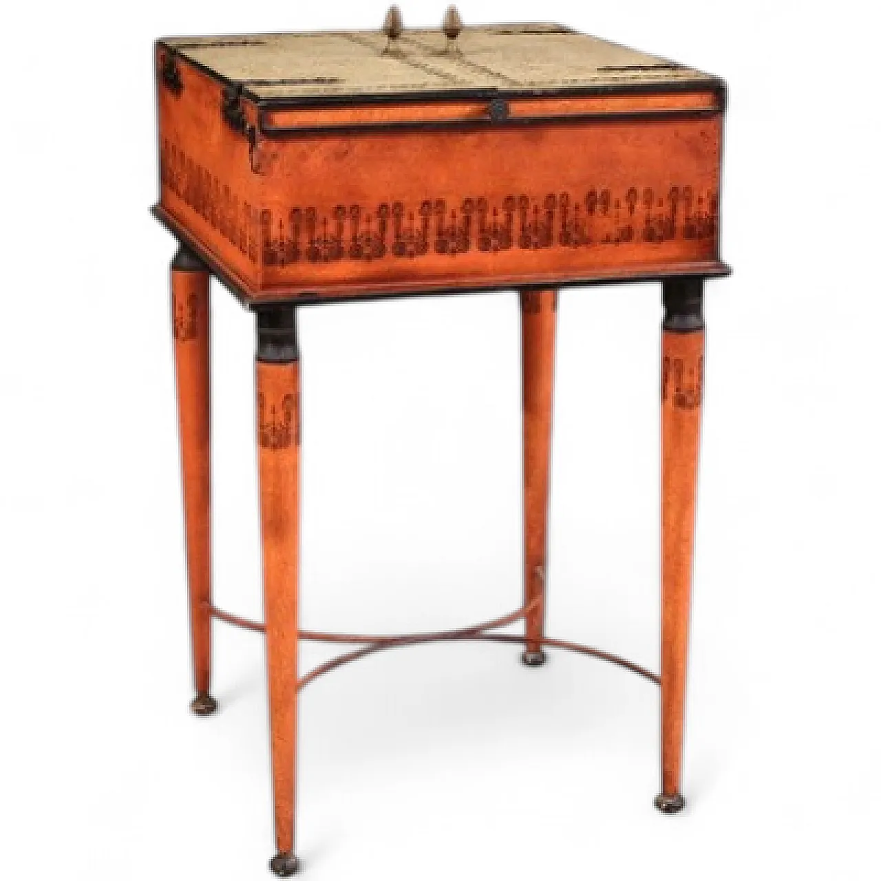 Elegante tavolino da gioco in stile neoclassico, '900 13