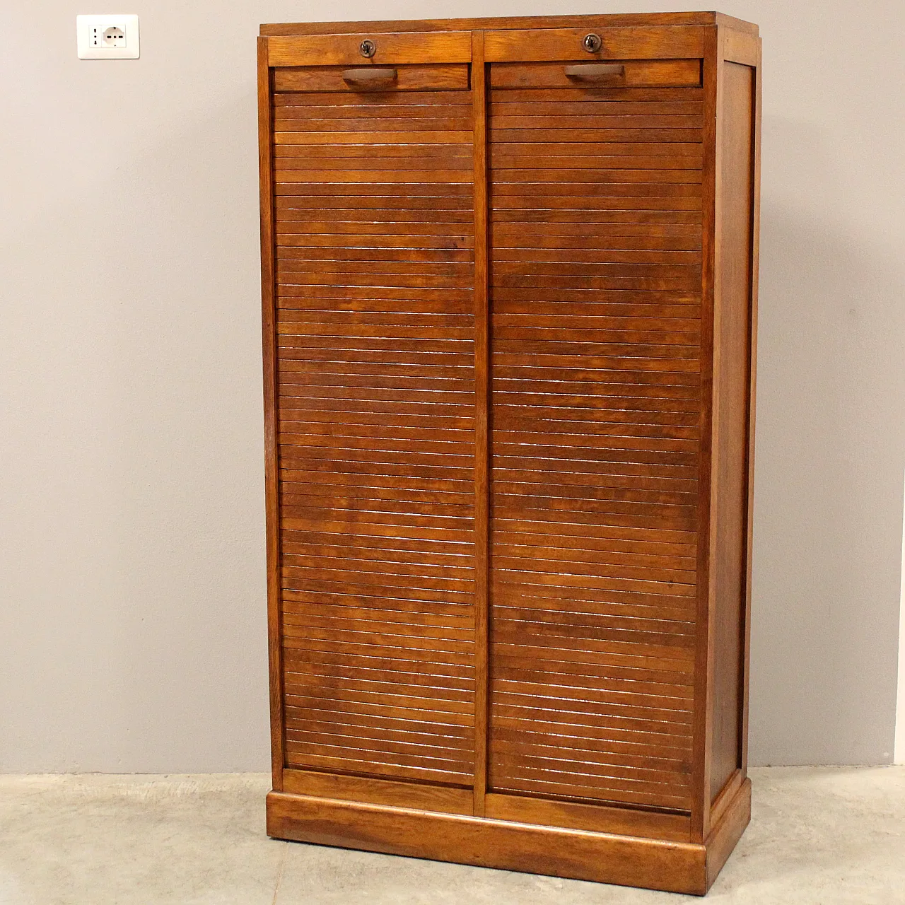 Oak filing cabinet, shutter, filing cabinet, early 20th century 1