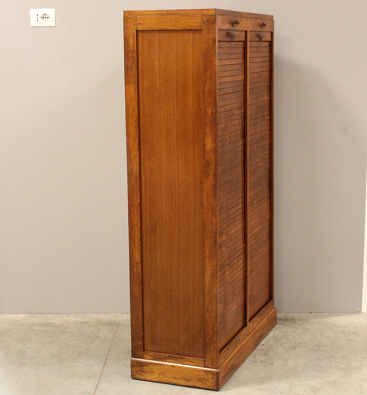 Oak filing cabinet, shutter, filing cabinet, early 20th century 3