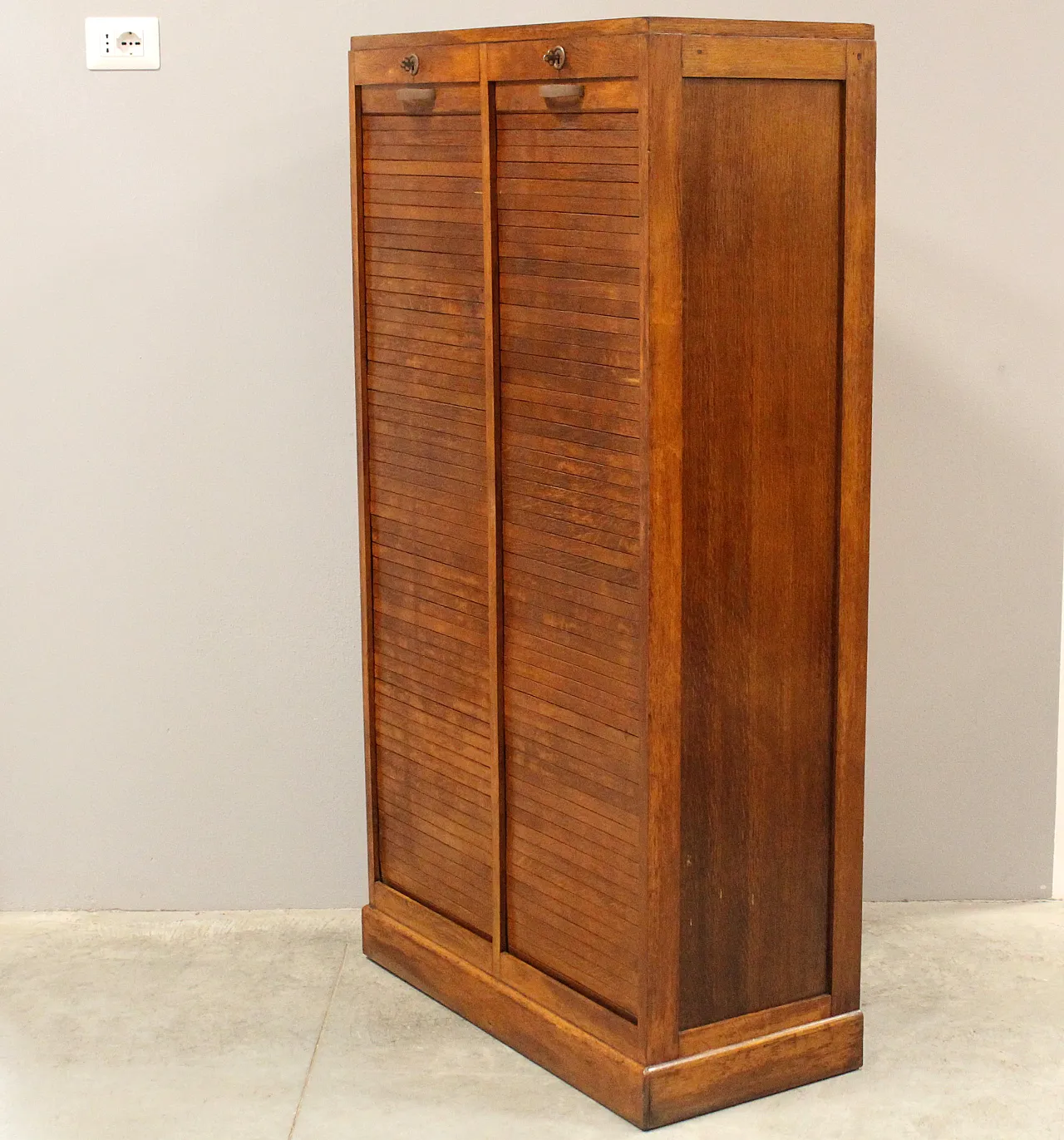 Oak filing cabinet, shutter, filing cabinet, early 20th century 4