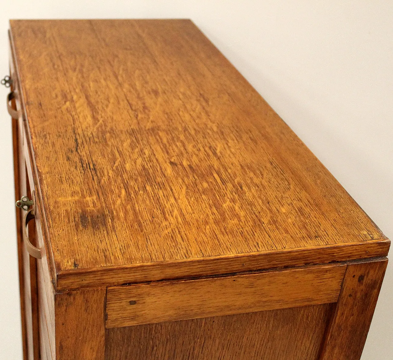 Oak filing cabinet, shutter, filing cabinet, early 20th century 8