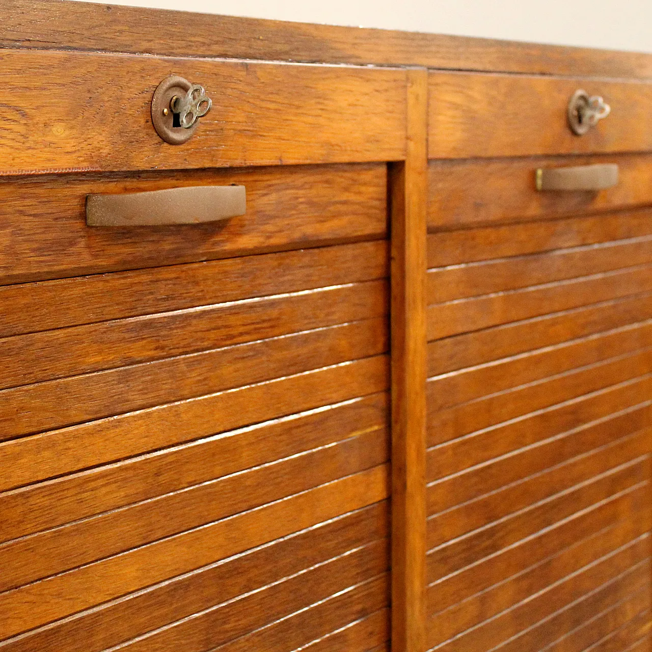 Oak filing cabinet, shutter, filing cabinet, early 20th century 9