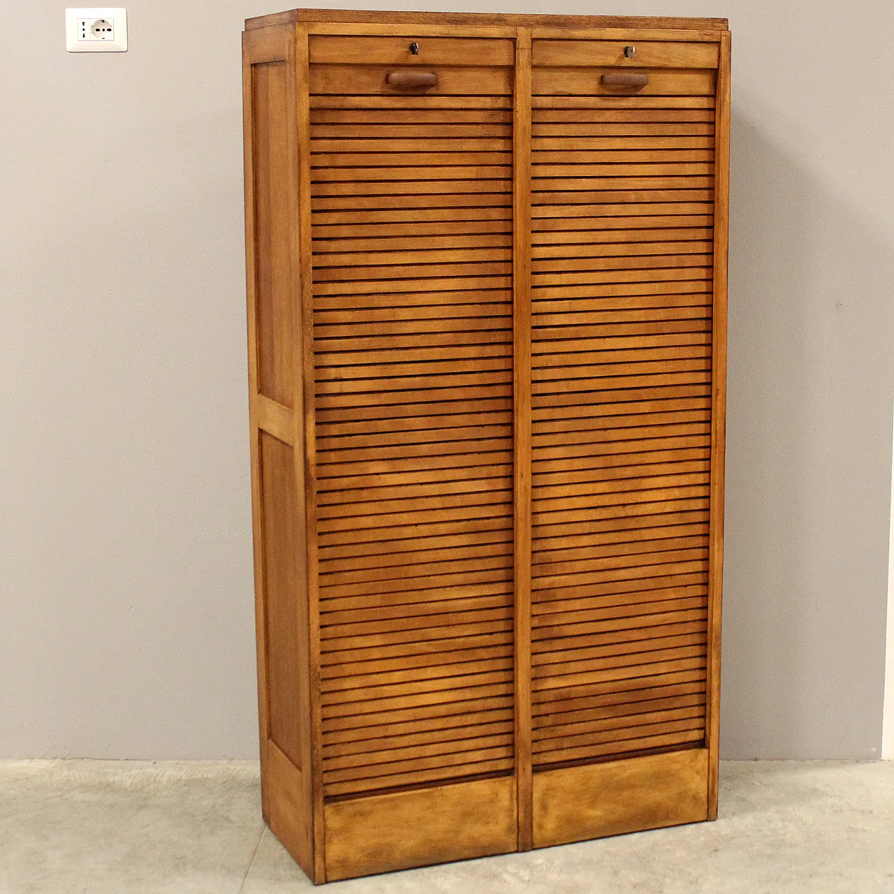 Oak filing cabinet, shutter, filing cabinet, early 20th century 1