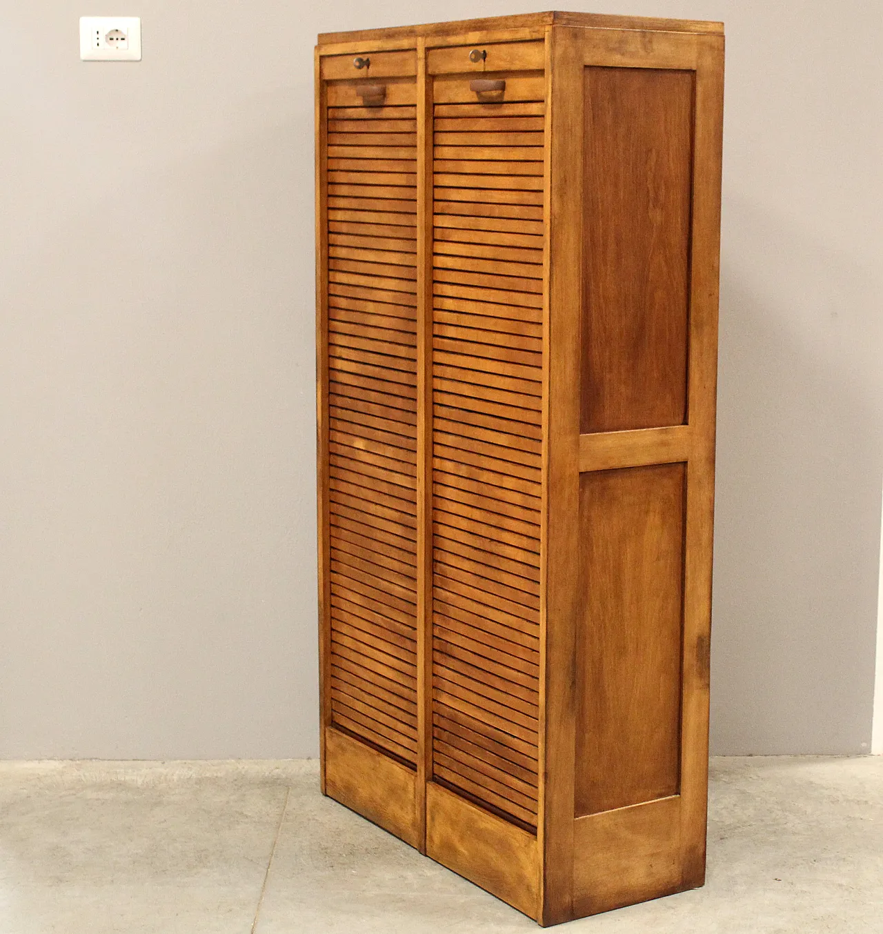 Oak filing cabinet, shutter, filing cabinet, early 20th century 2