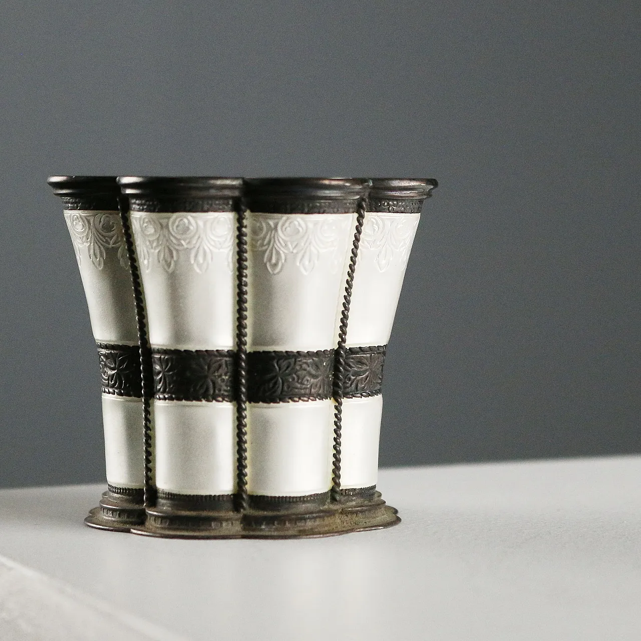 Margrethe glass 925 silver Anton Michelsen, 20th century 3