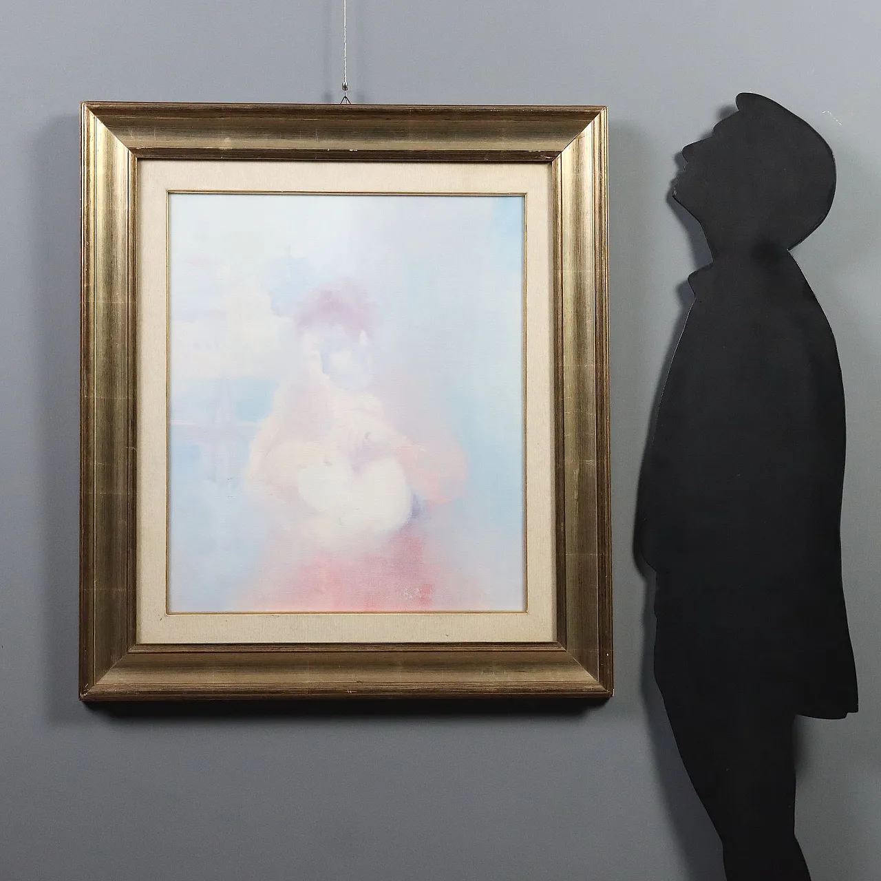 Painting by Piero Barbieri, oil on canvas, 1970s 2