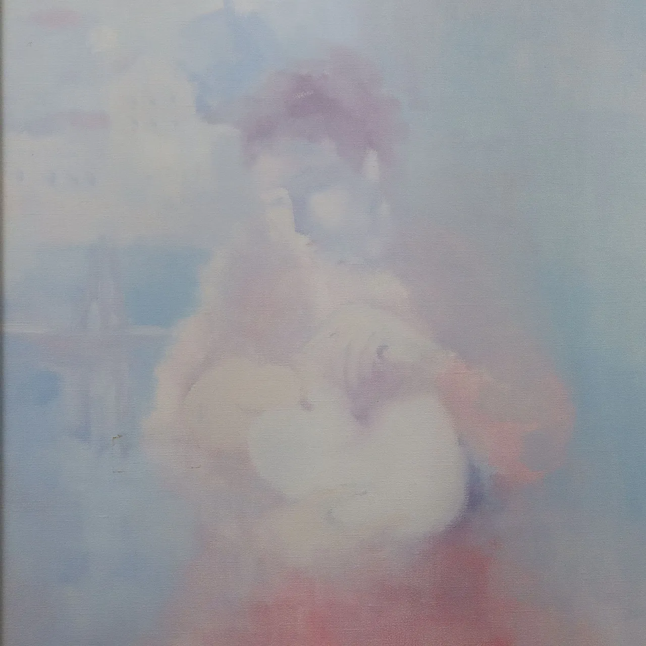 Painting by Piero Barbieri, oil on canvas, 1970s 3