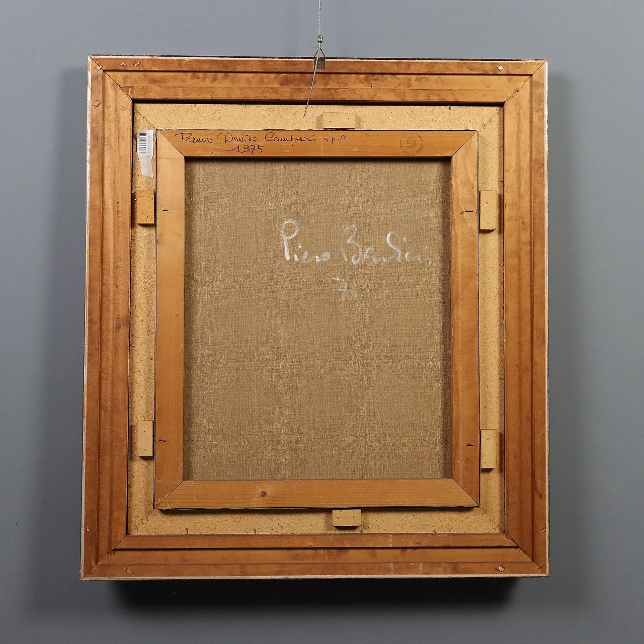 Painting by Piero Barbieri, oil on canvas, 1970s 9