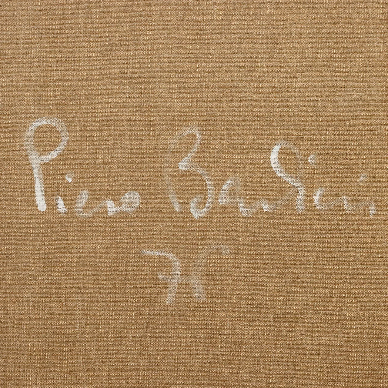 Painting by Piero Barbieri, oil on canvas, 1970s 10