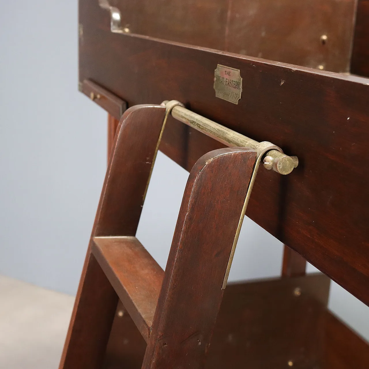 Letto a castello in mogano stile Marina, '800 6