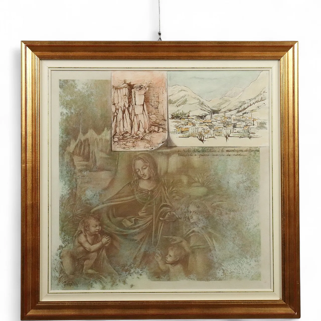 Painting by Nevio Bedeschi, oil on canvas, 20th century 11