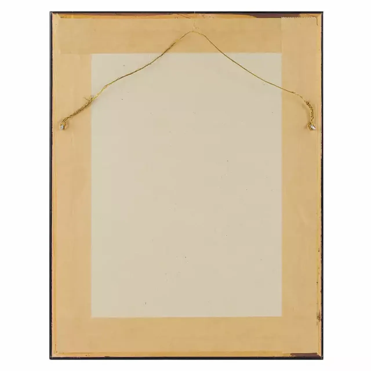 Vecchio con bastone, disegno a penna, '800 2