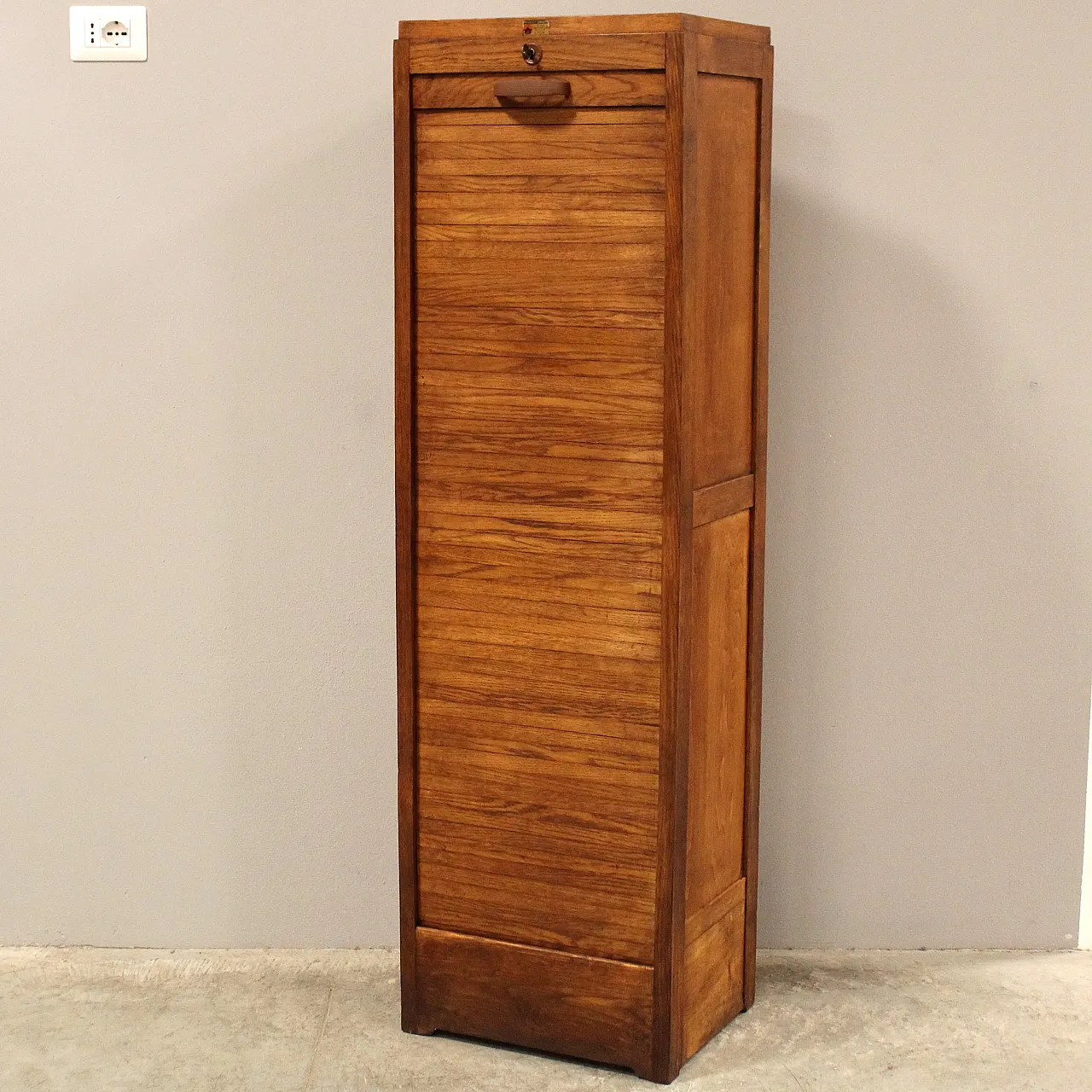 Oak filing cabinet, shutter, filing cabinet, early 20th century 1