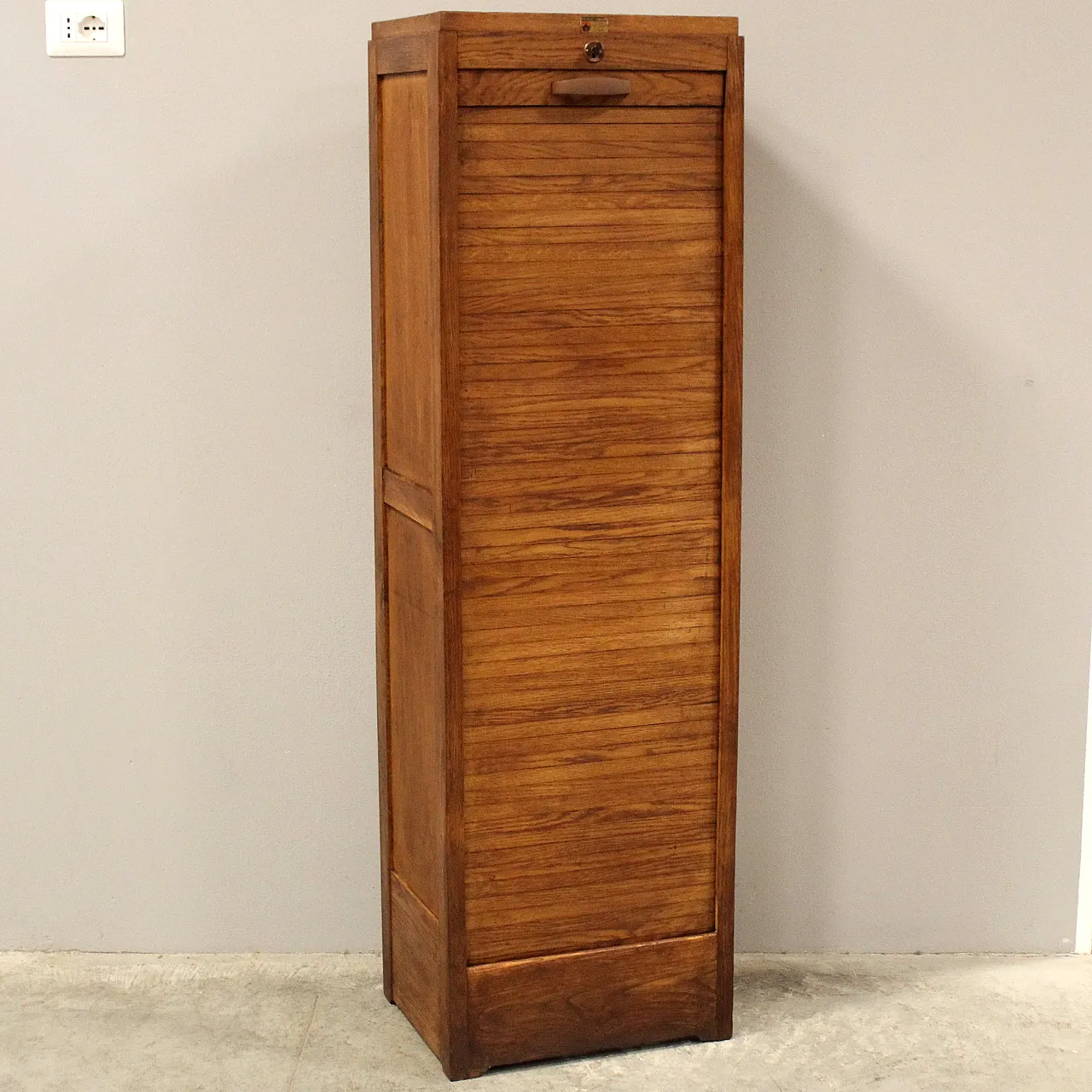 Oak filing cabinet, shutter, filing cabinet, early 20th century 2