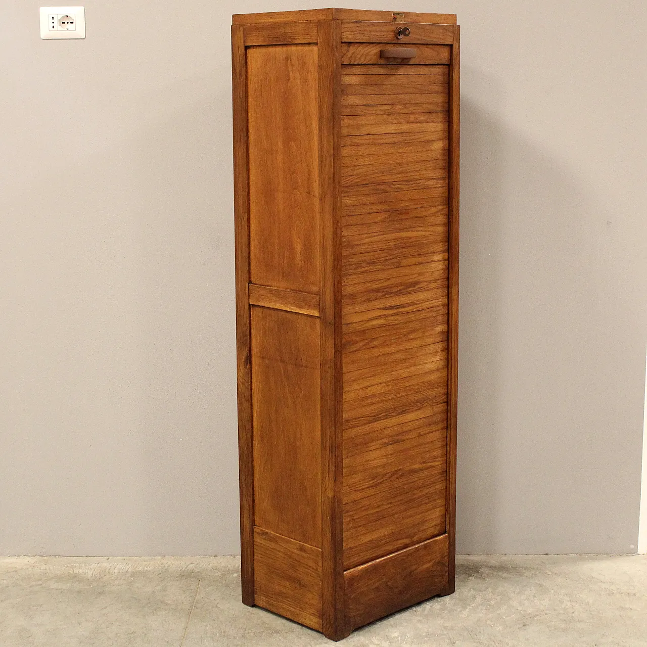 Oak filing cabinet, shutter, filing cabinet, early 20th century 3