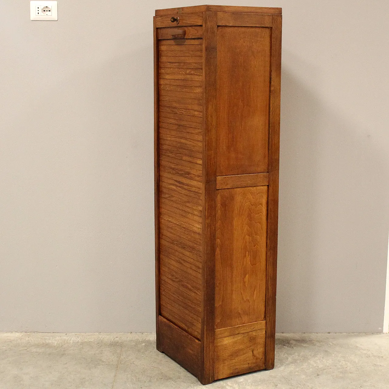 Oak filing cabinet, shutter, filing cabinet, early 20th century 4