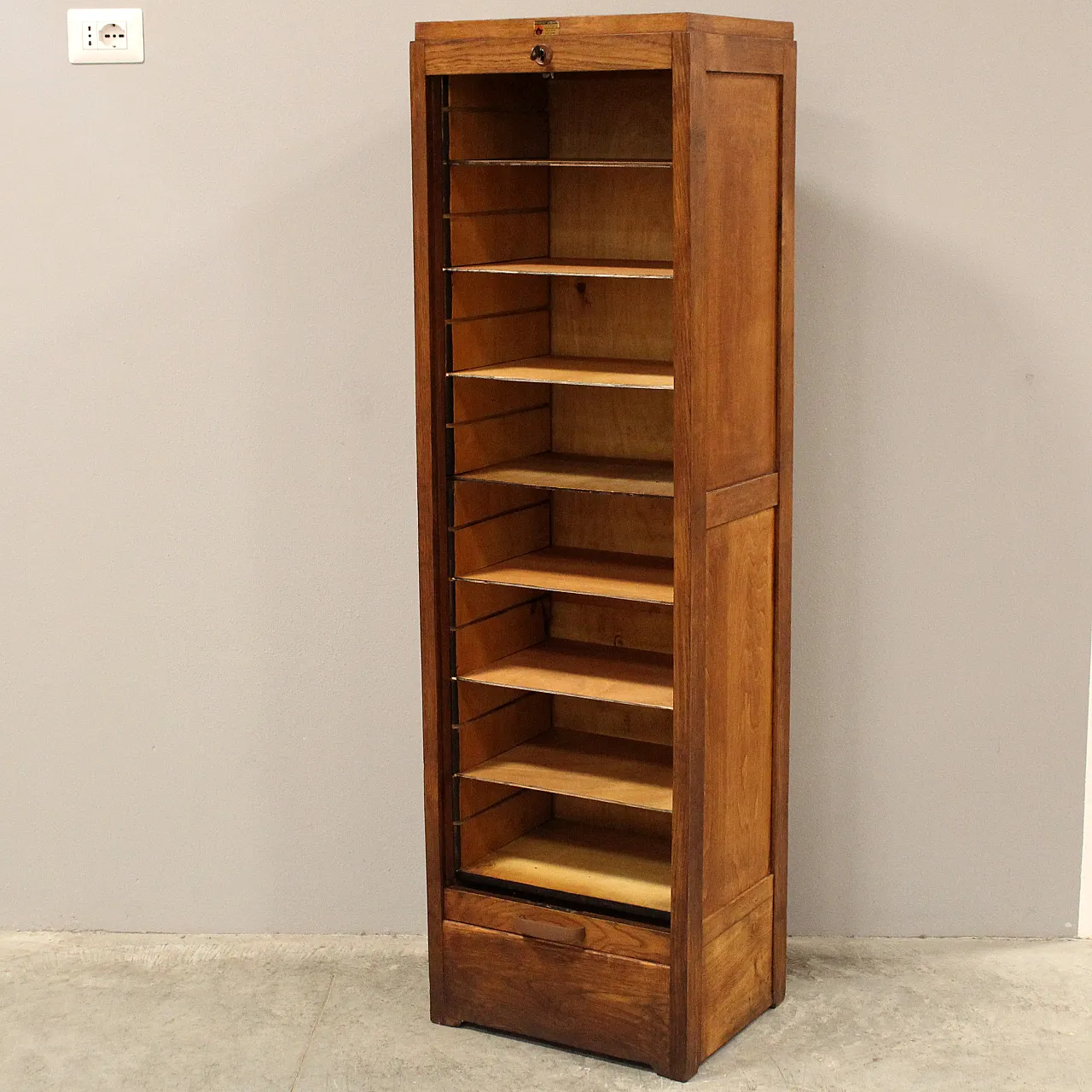 Oak filing cabinet, shutter, filing cabinet, early 20th century 6