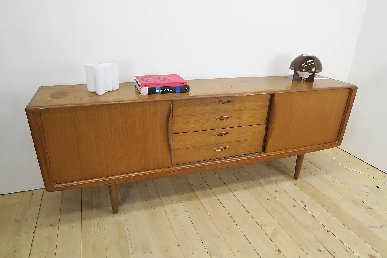 Teak sideboard by Henry Walter Klein for Bramin Møbler, 1960s 5