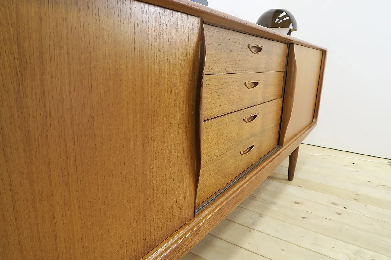 Teak sideboard by Henry Walter Klein for Bramin Møbler, 1960s 6