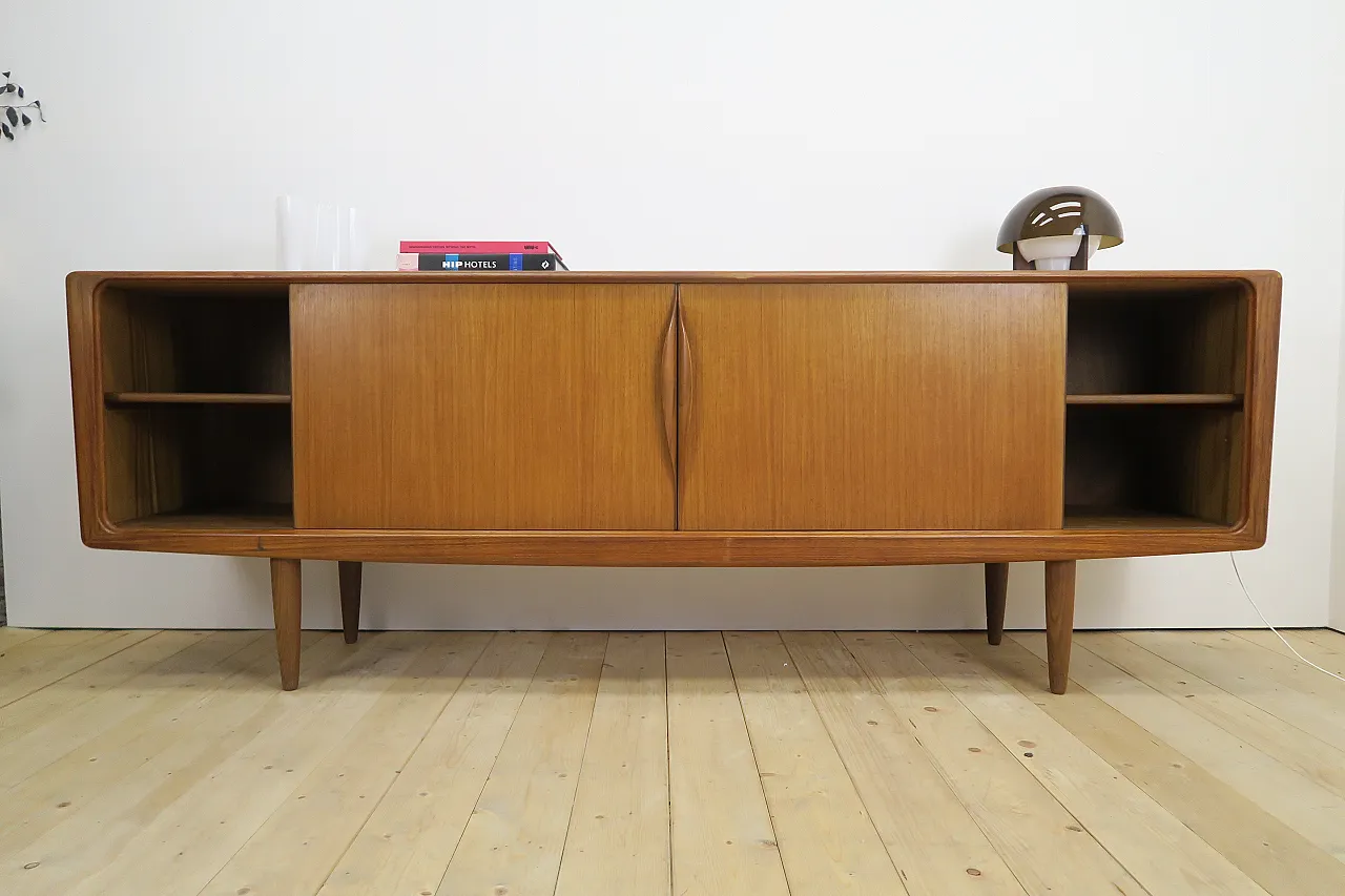 Teak sideboard by Henry Walter Klein for Bramin Møbler, 1960s 9