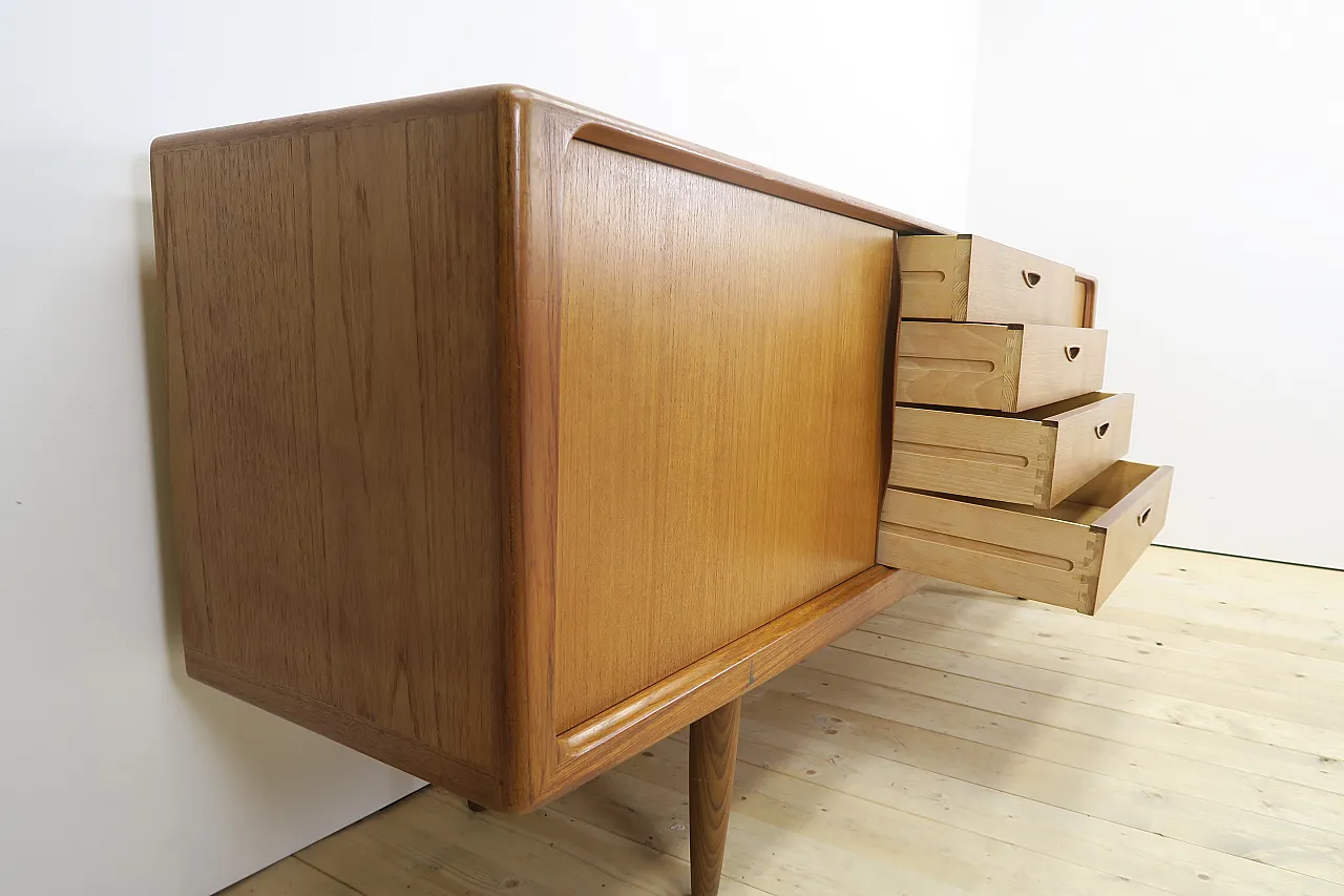 Teak sideboard by Henry Walter Klein for Bramin Møbler, 1960s 12