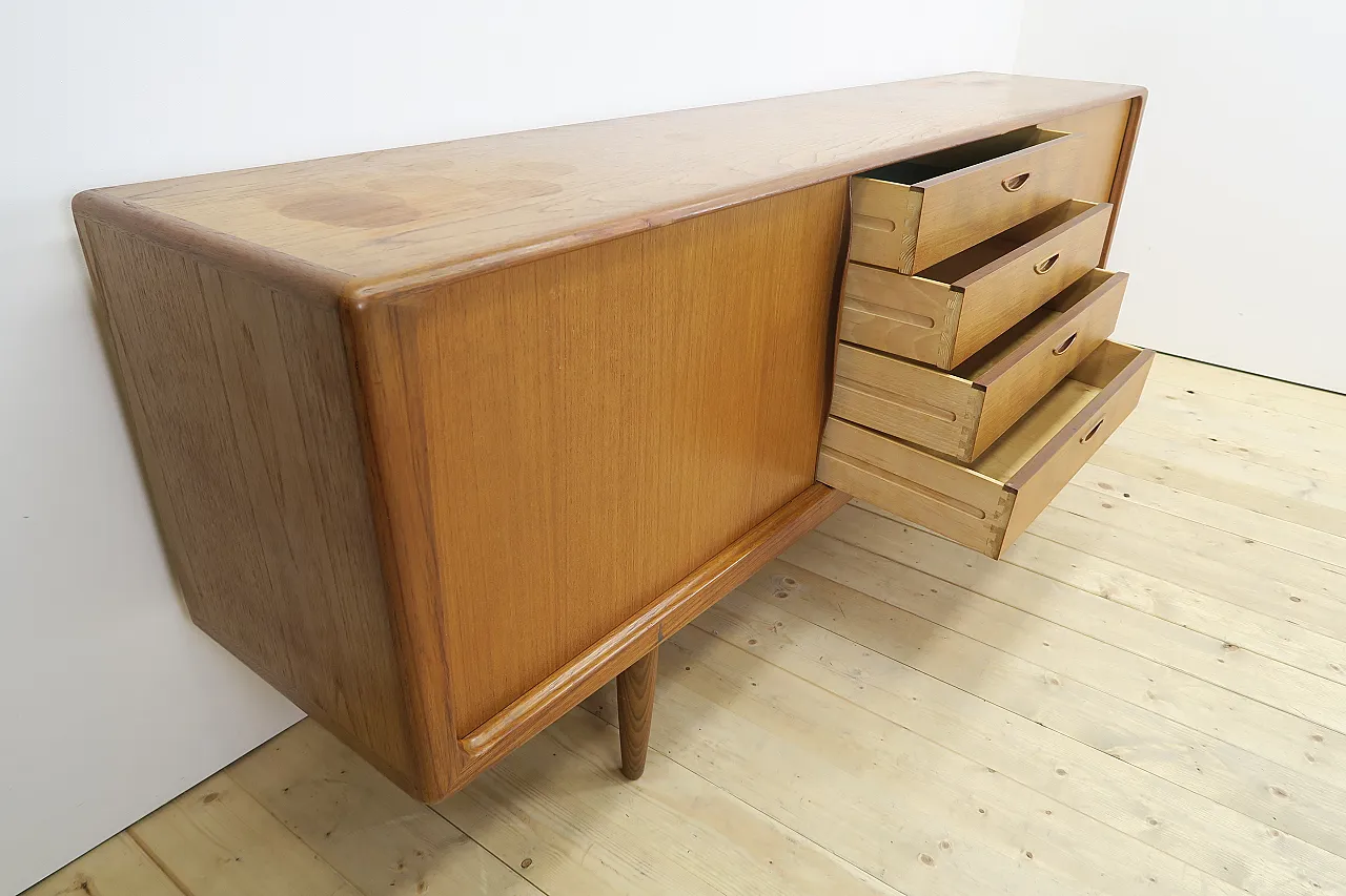 Teak sideboard by Henry Walter Klein for Bramin Møbler, 1960s 13