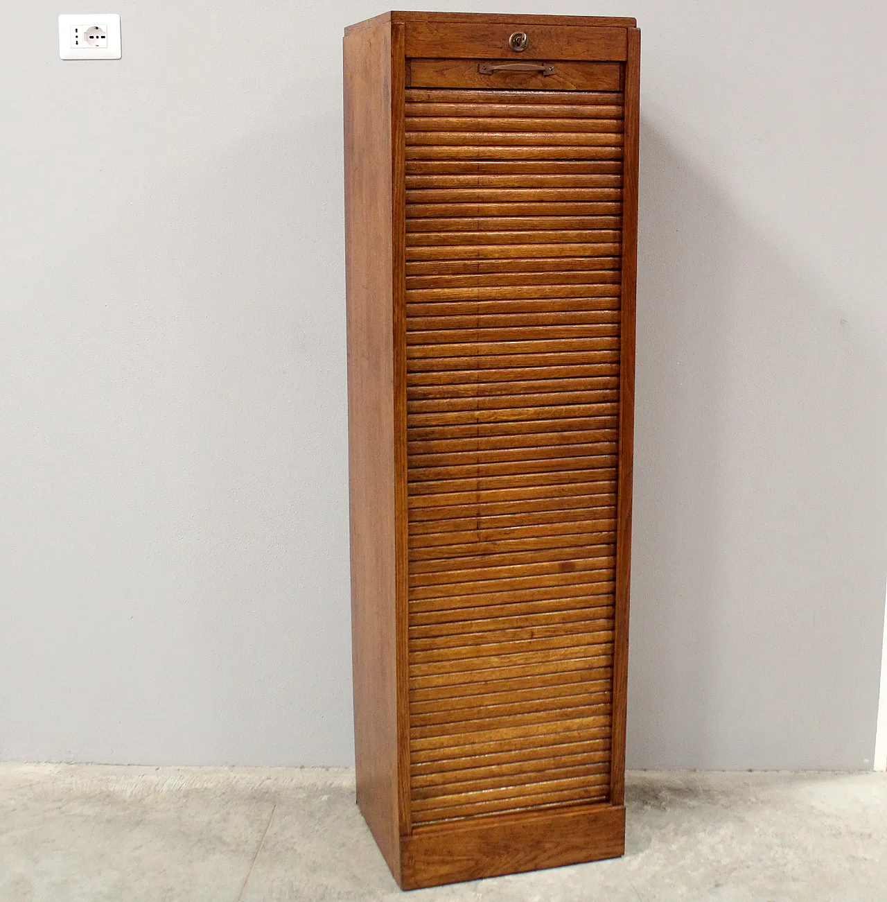 Oak filing cabinet, shutter, filing cabinet, early 20th century 1