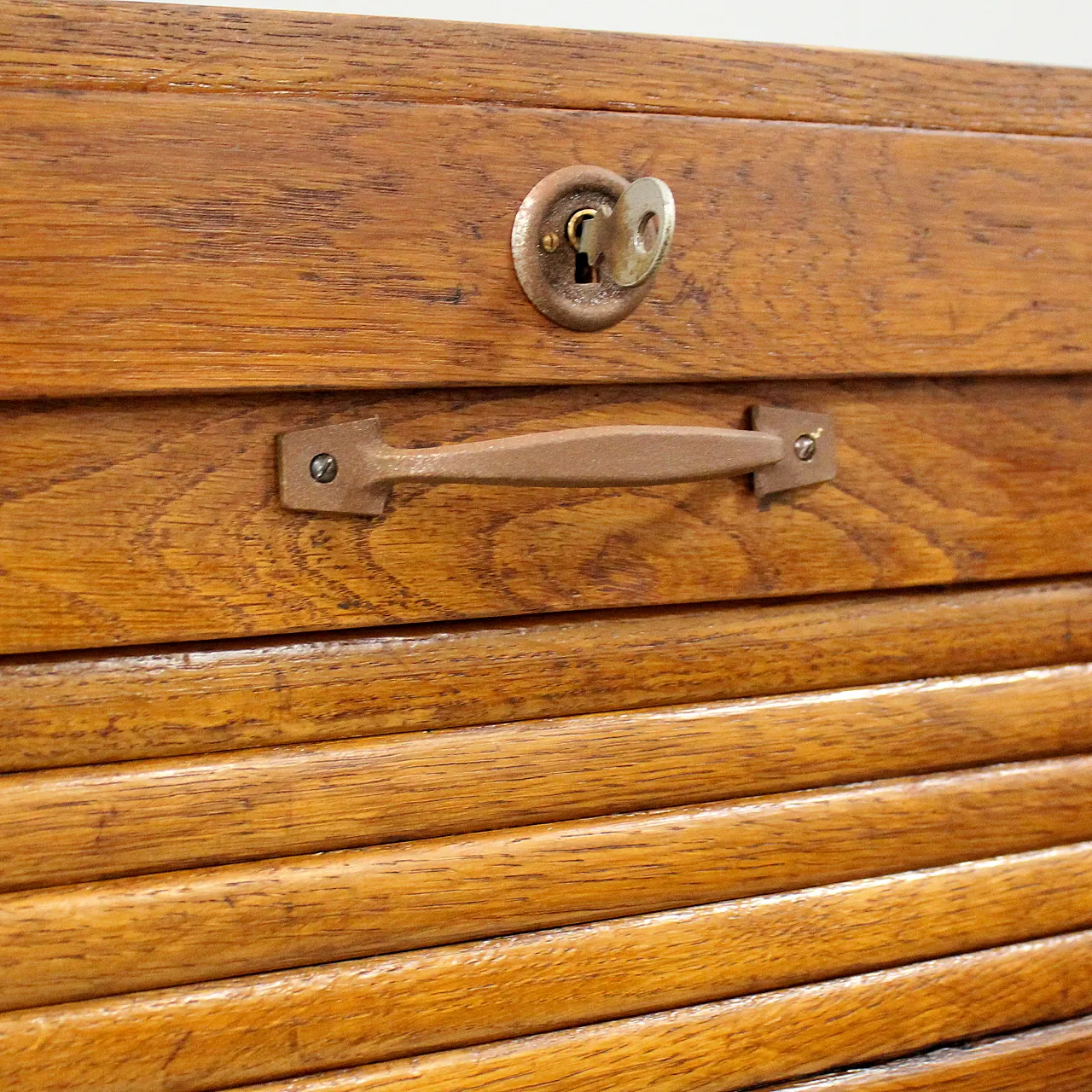 Oak filing cabinet, shutter, filing cabinet, early 20th century 9