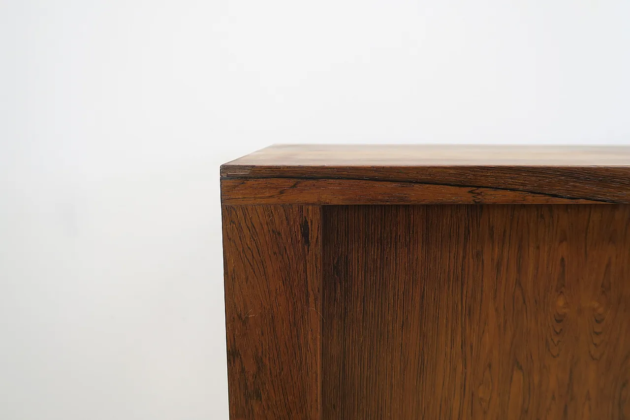 Rosewood sideboard with sliding doors, 1960s 4