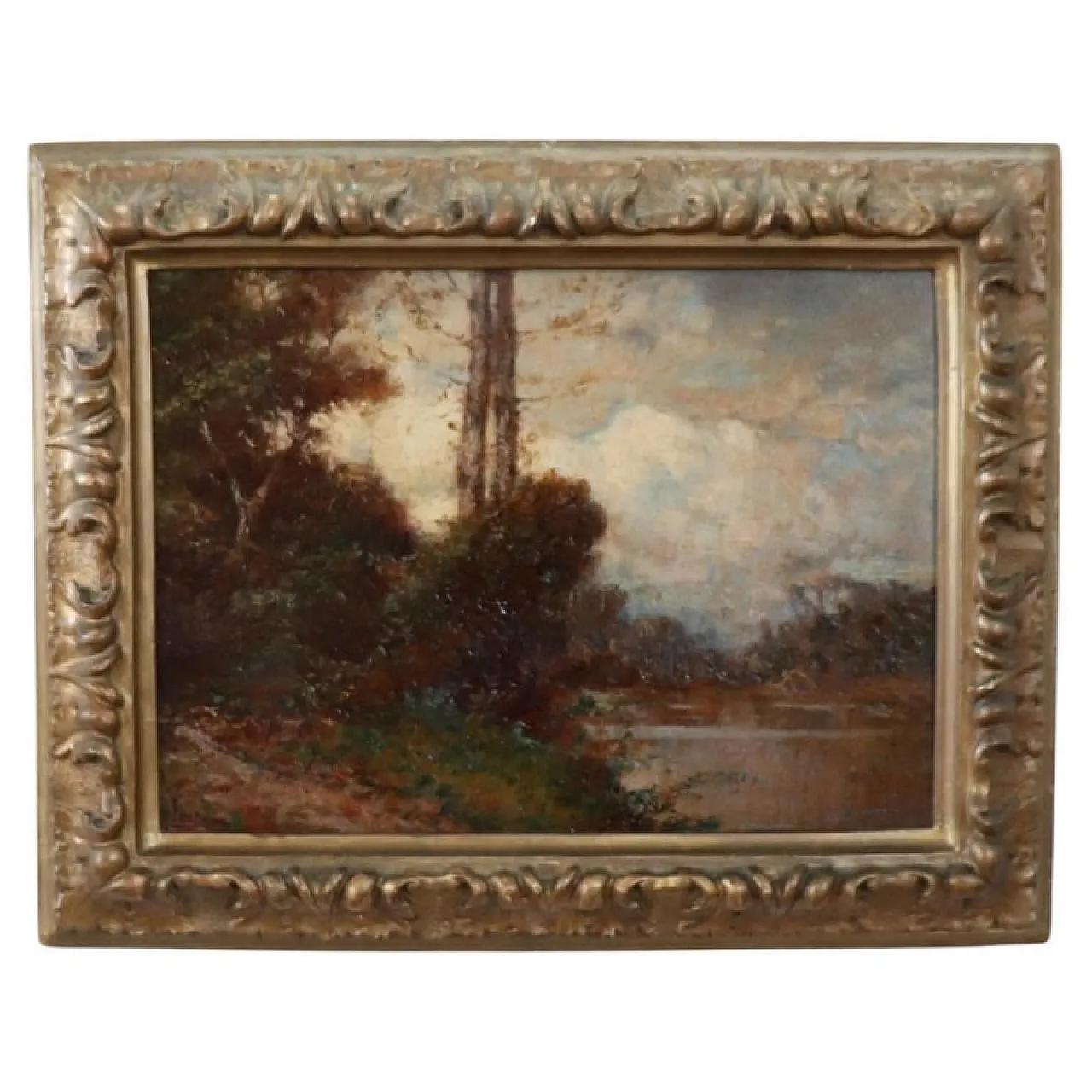 Italian landscape, oil on panel, signed L. Clara, early 1900s 1