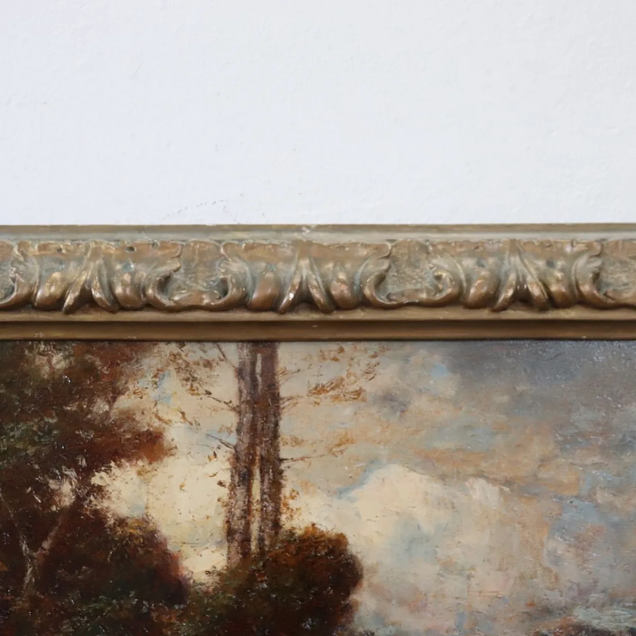 Italian landscape, oil on panel, signed L. Clara, early 1900s 12