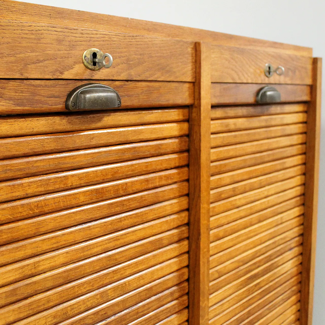Oak filing cabinet, shutter, filing cabinet, early 20th century 9