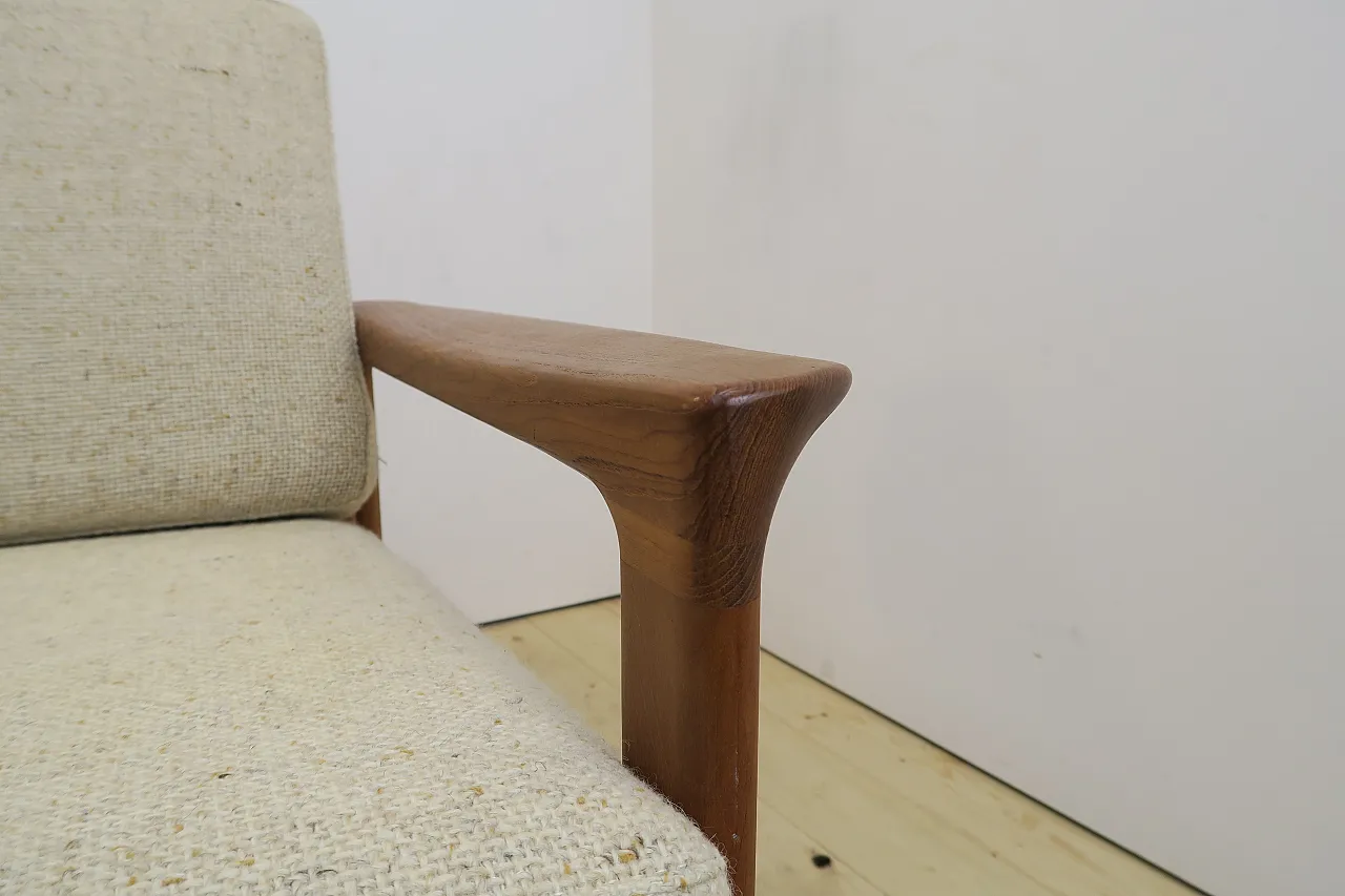 Pair of teak armchairs, Komfort Møbler, 1960s 2