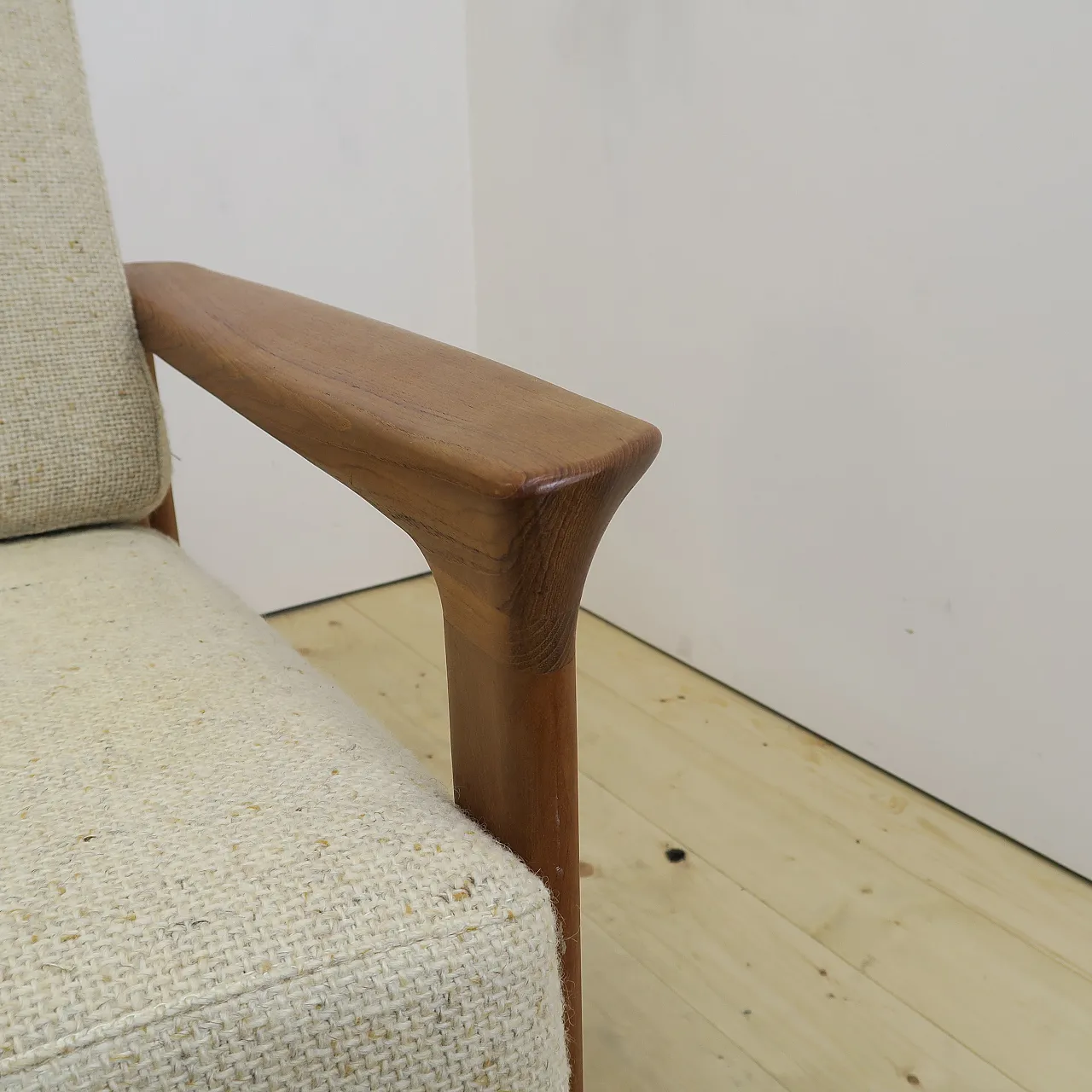 Pair of teak armchairs, Komfort Møbler, 1960s 6