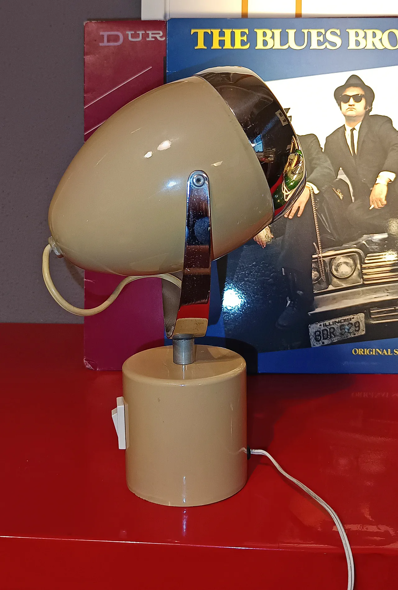 Space Age eyeball lamp, 70s 5