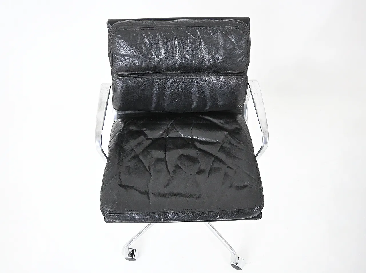 Sedie Soft Pad di Charles & Ray Eames per ring Mobelfabrikk, anni '70 9