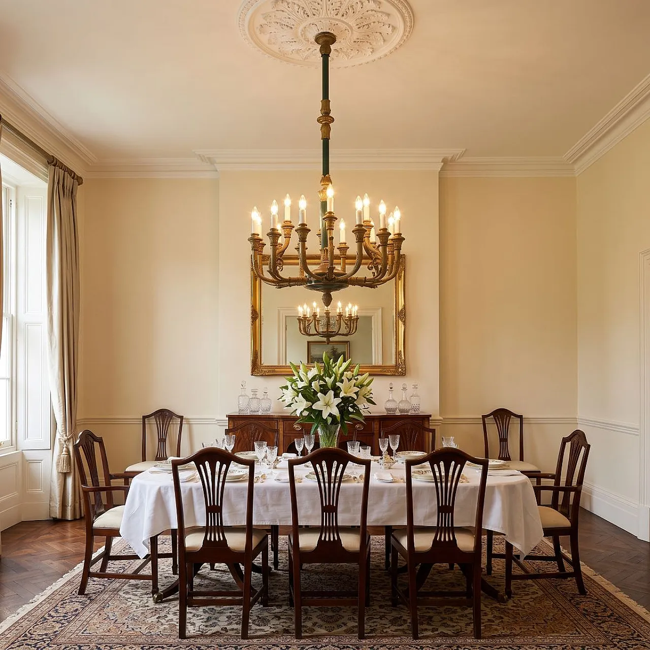 Bronze and green lacquered metal chandelier, 18 lights, early 1900s 3