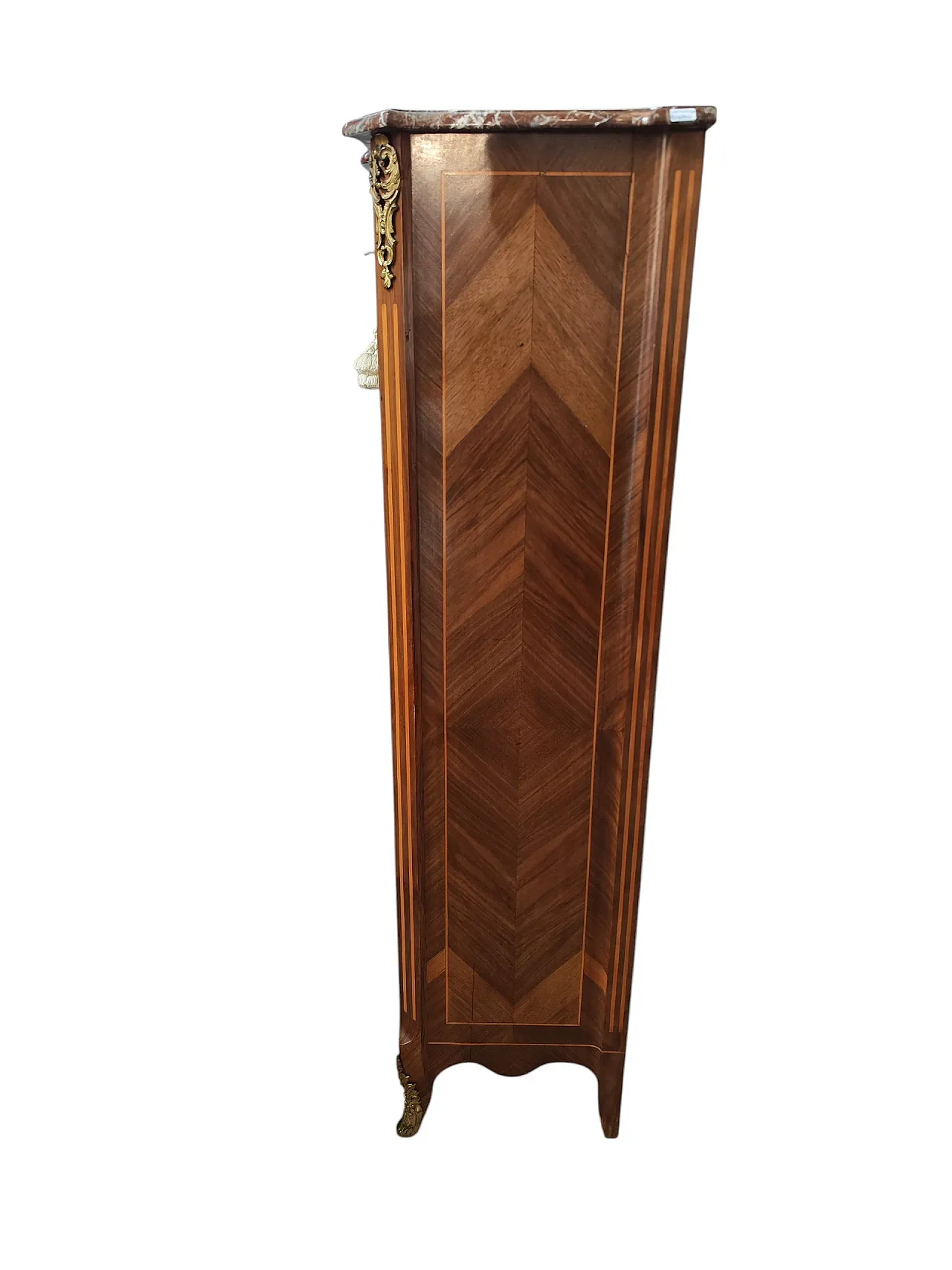 Tall inlaid chest of drawers 3