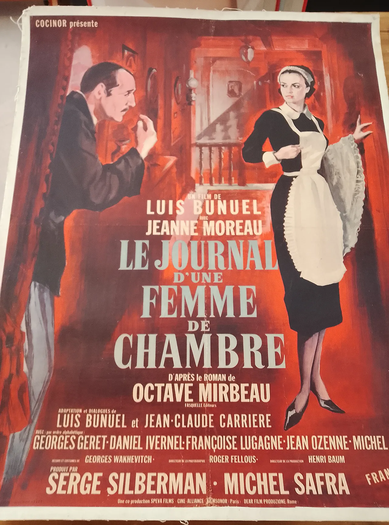 Lithographic poster "Le Journal d'una femme de chambre" 1